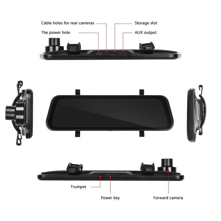 Carplay Dashcam Dikiz Aynası